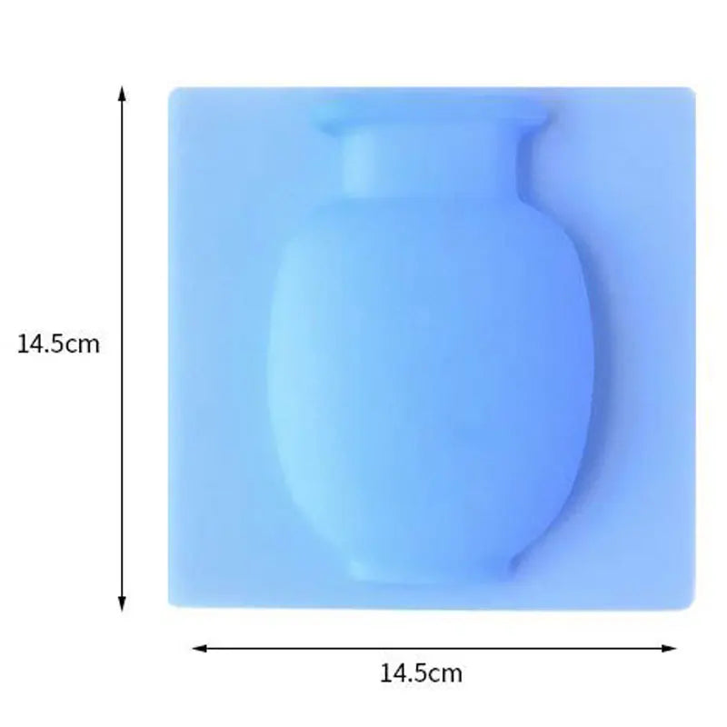 Sticky Silicone Flower Vase