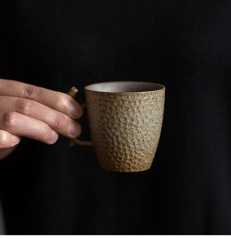 Japanese Retro Ceramic Coffee Dog Mug