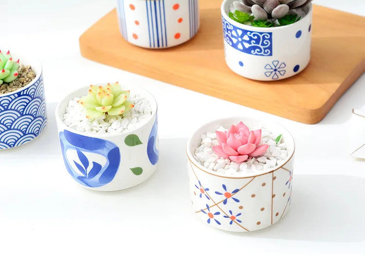 Colorful Nordic Ceramic Flowerpot