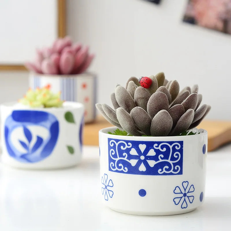 Colorful Nordic Ceramic Flowerpot