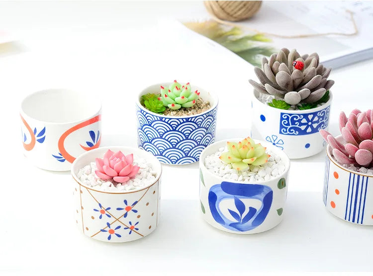 Colorful Nordic Ceramic Flowerpot