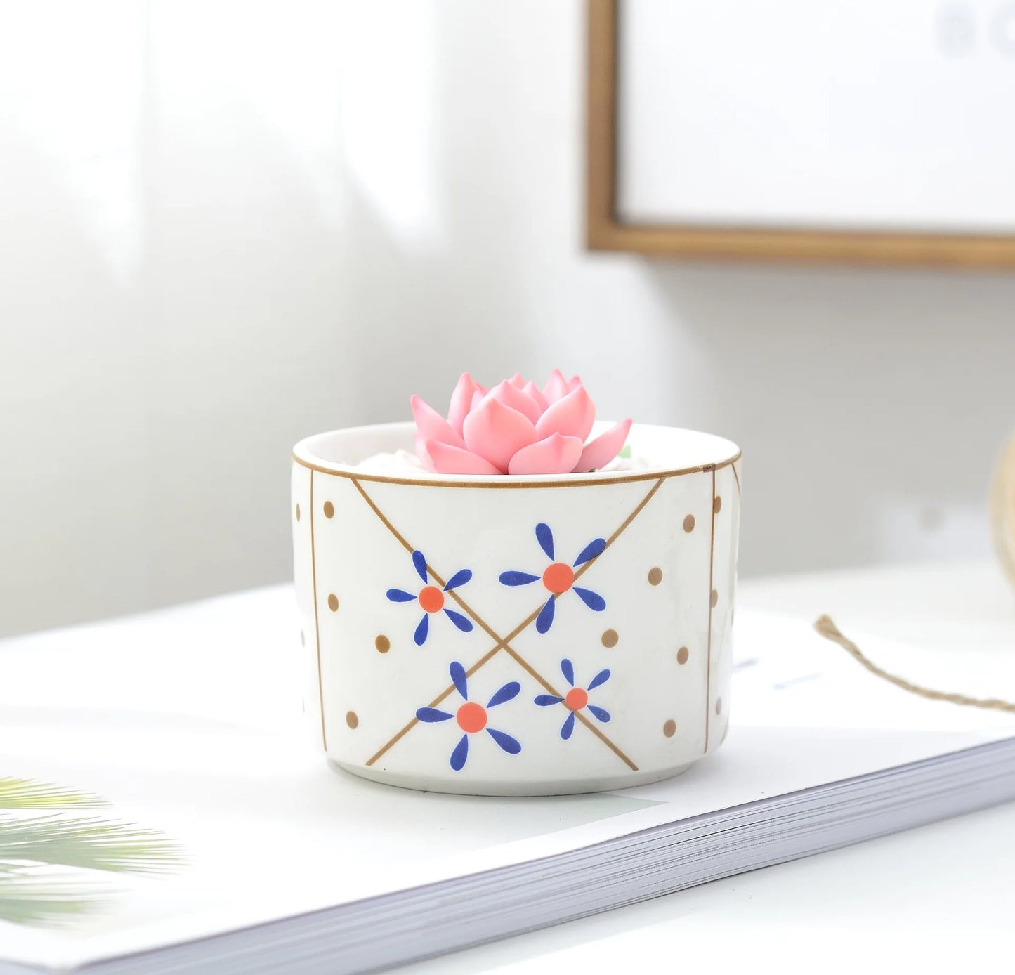 Colorful Nordic Ceramic Flowerpot