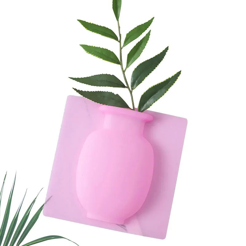 Sticky Silicone Flower Vase