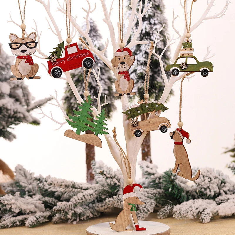 Small Wooden Christmas Ornaments