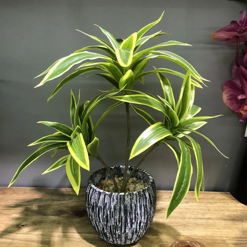 Tropical Fake Bamboo Plant Decor