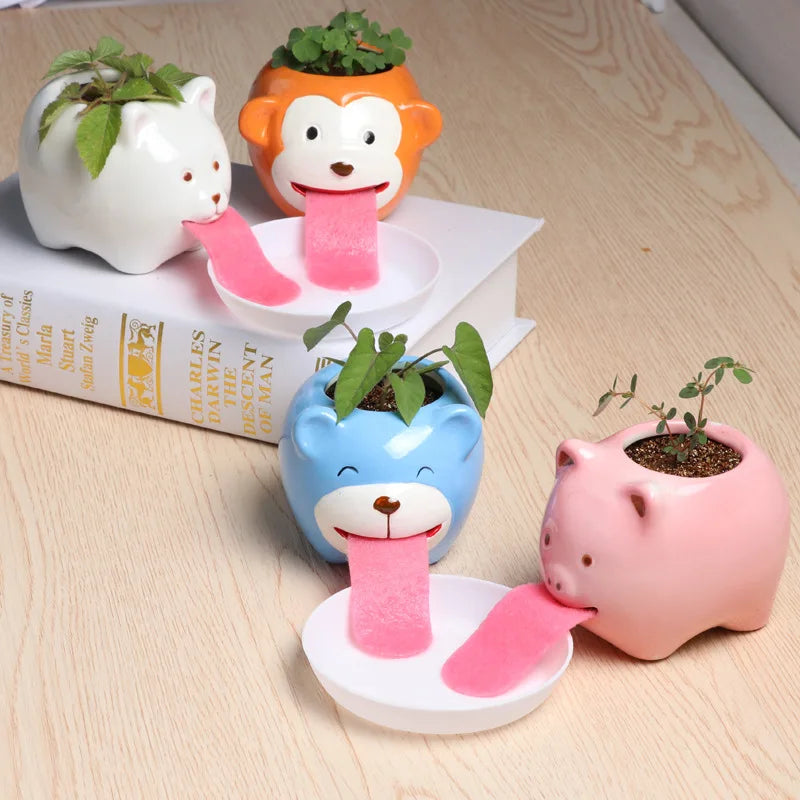 Cute Animal Ceramic Flower Pots