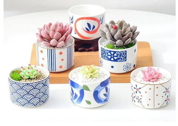 Colorful Nordic Ceramic Flowerpot