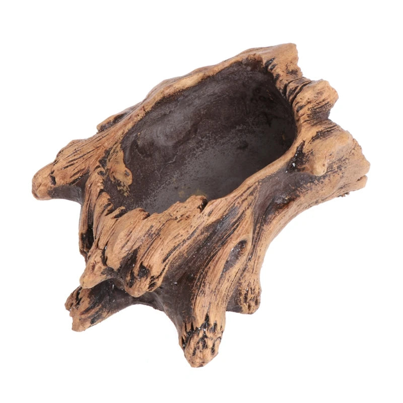 Imitation Wood Succulent Plant Pot