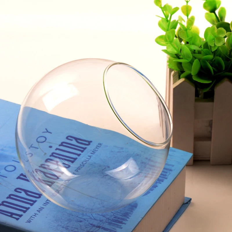 Glass Hanging Ball Planter