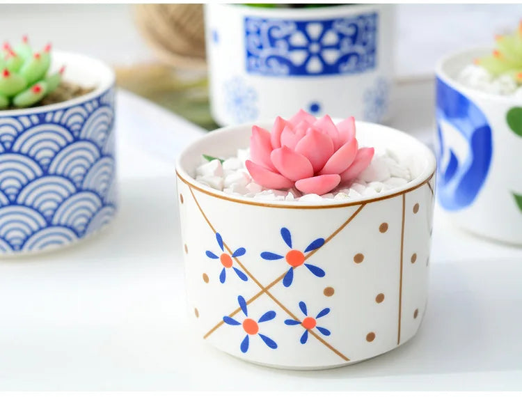 Colorful Nordic Ceramic Flowerpot