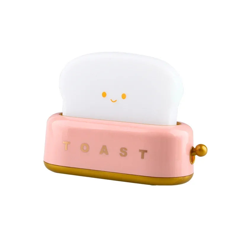 Rechargeable Toaster Nightlight LED Lamp Bedroom