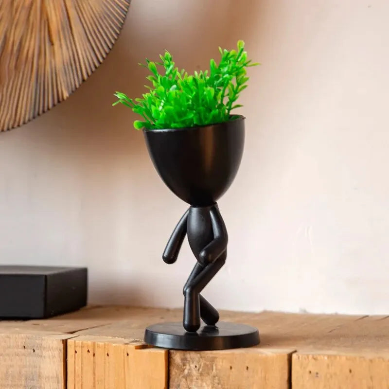 Charming Plant Figurine Decor