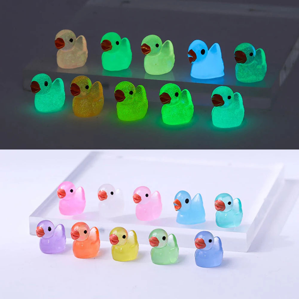 Luminous Micro Landscape Duck Ornaments