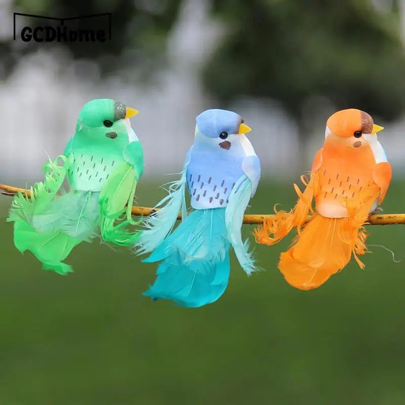 Artificial Foam Feather Bird Ornament