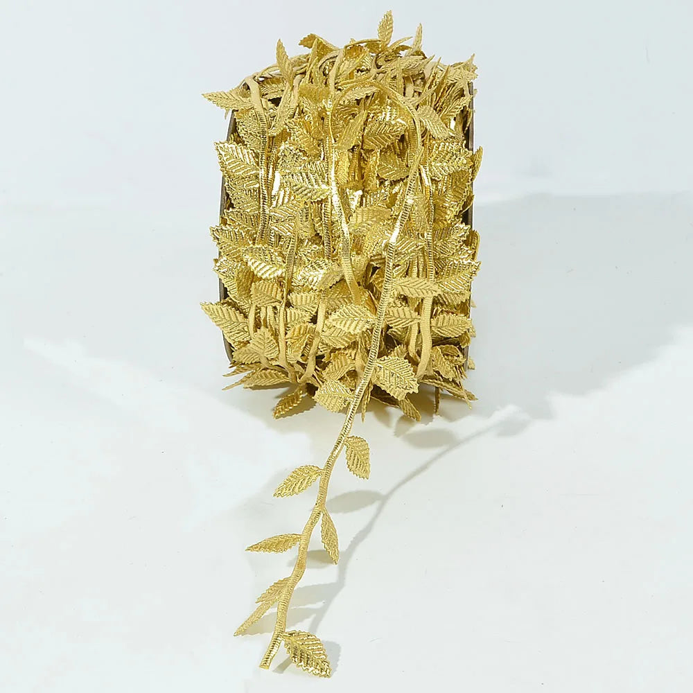 Gold Silk Leaf Garland