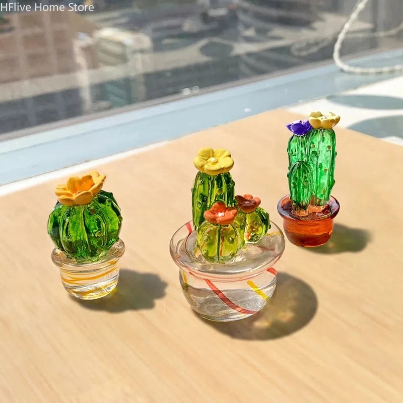 Mini Cactus Figurines