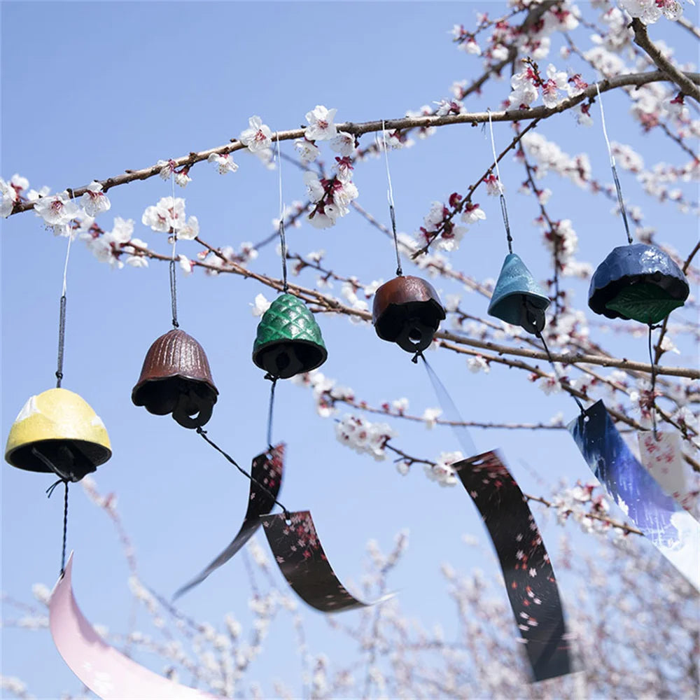 Vintage Japanese Style Cast Iron Wind Bell