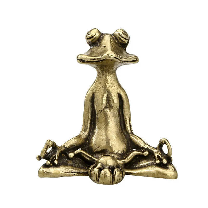 Zen Frog Incense Burner Decor