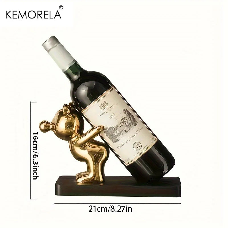 Creative Ceramic Cartoon Wine Rack