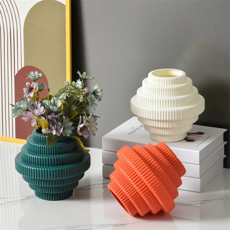 Modern Nordic Style Plastic Vase