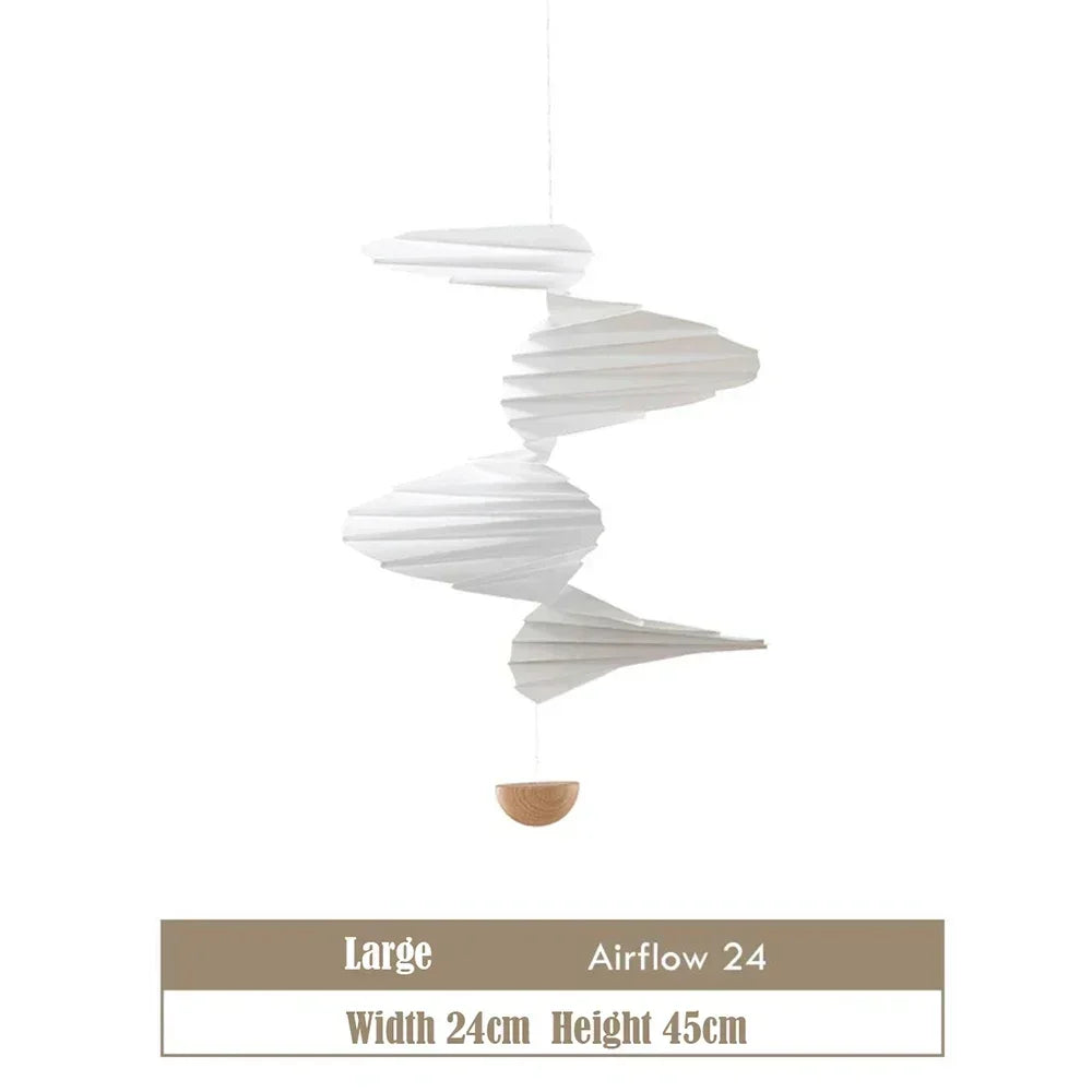 Silent White Wind Chime Decor