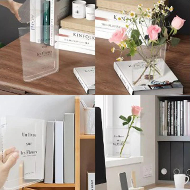 Modern Acrylic Book Vase