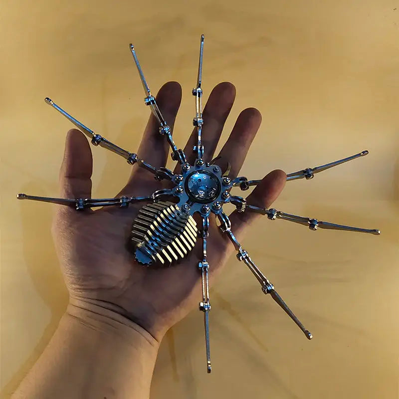 Steampunk Stainless Steel Mechanical Spider Ornament