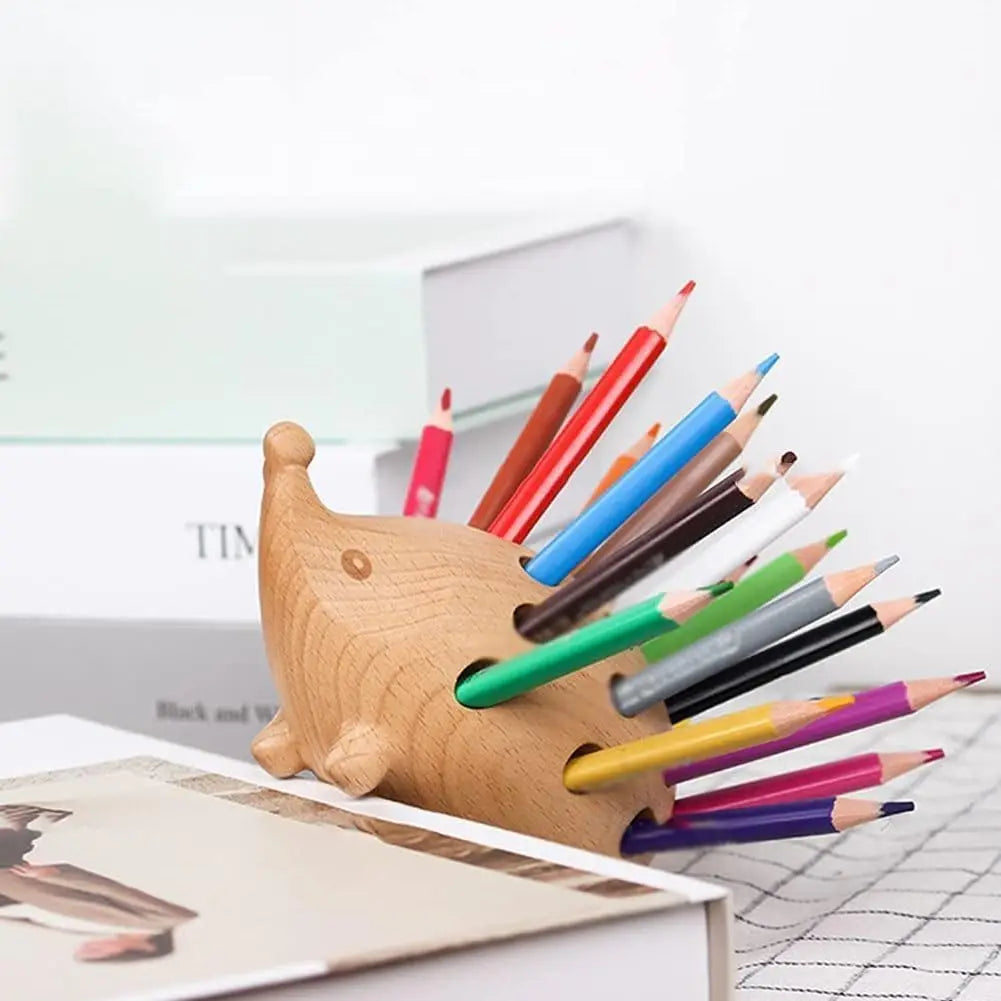 Adorable Hedgehog Pen Organizer