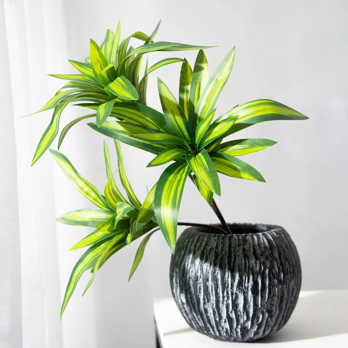 Tropical Fake Bamboo Plant Decor