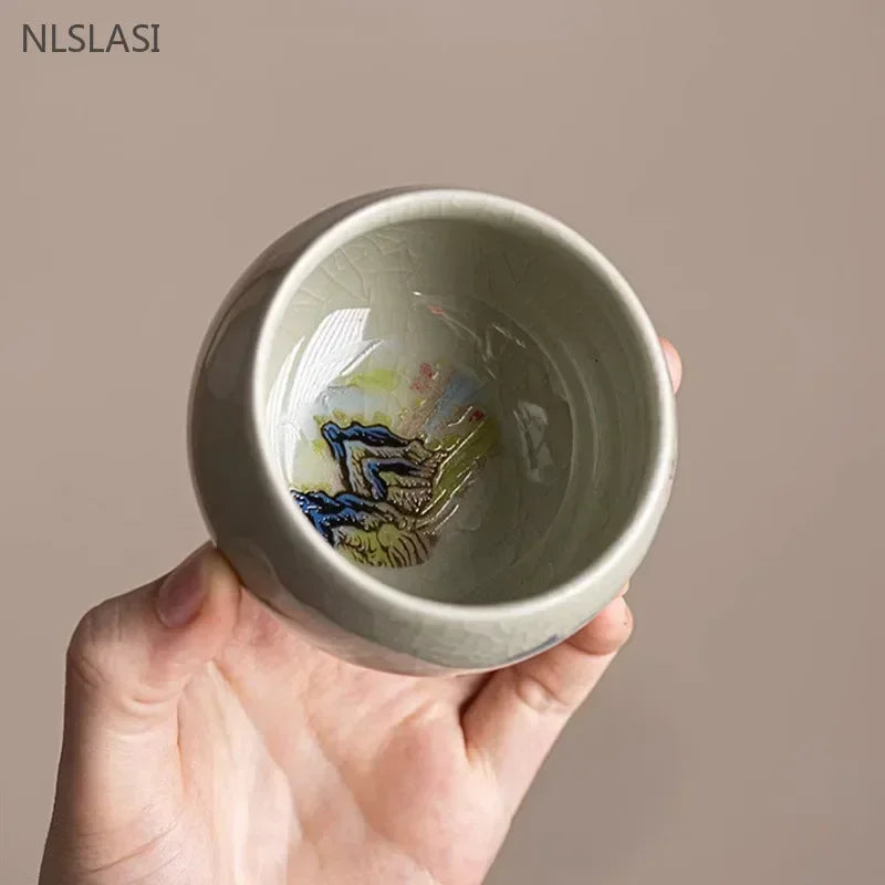 Traditional Chinese Glaze Ceramic Tea Cup