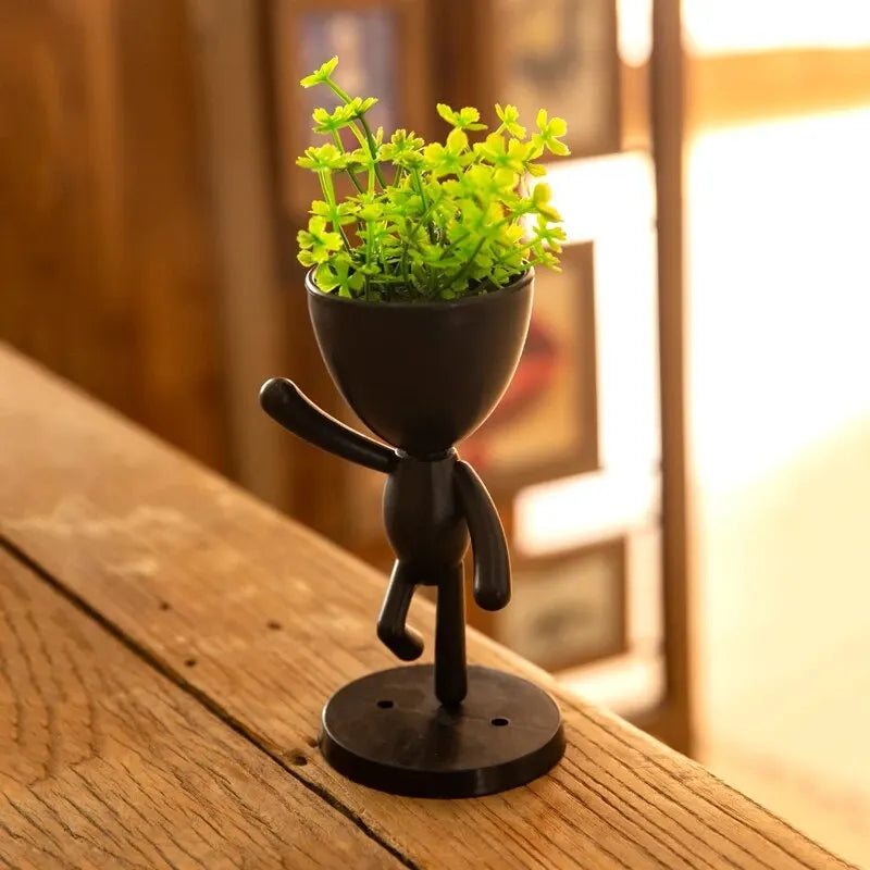 Charming Plant Figurine Decor