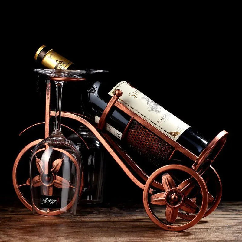 Retro Carriage Bike Wine Rack