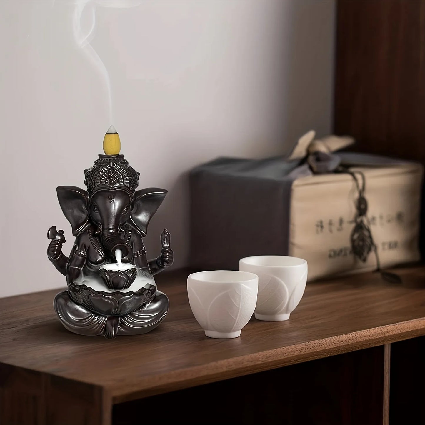 Ganesha Waterfall Incense Burner – The Living Plus