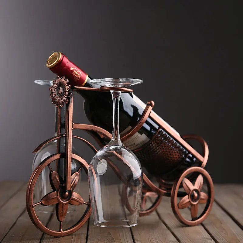 Retro Carriage Bike Wine Rack