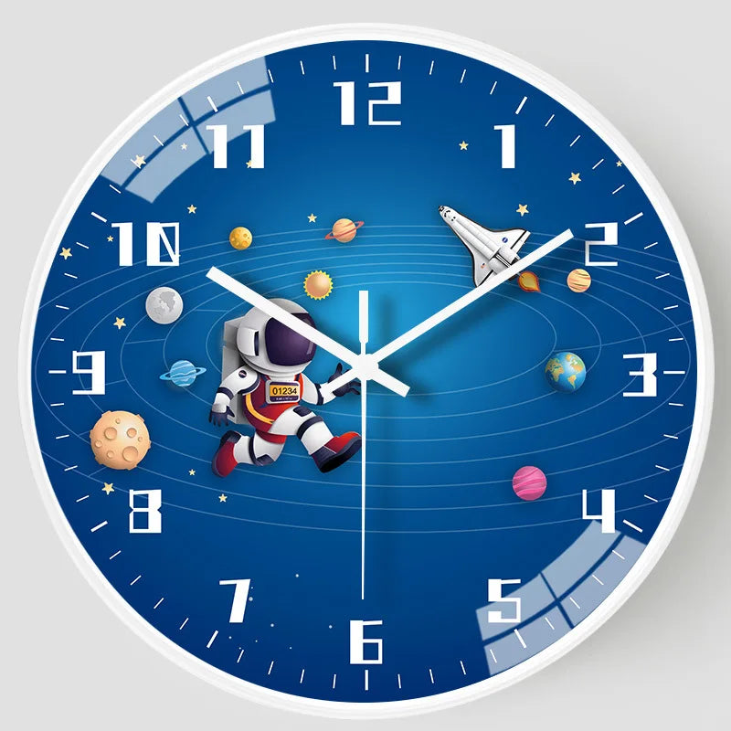 Silent Astronaut Wall Clock