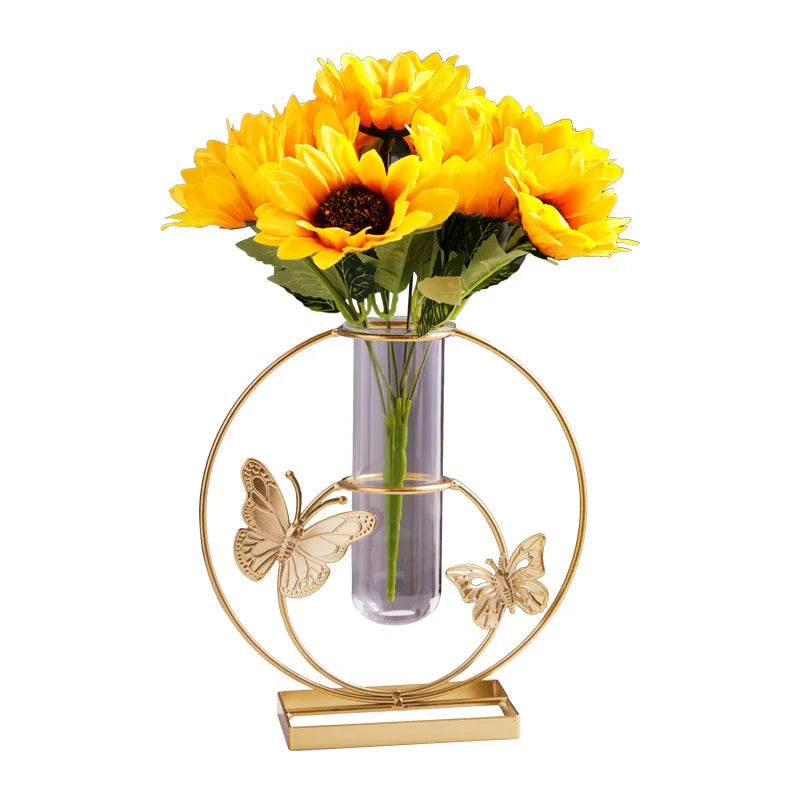 Butterfly Iron Vase