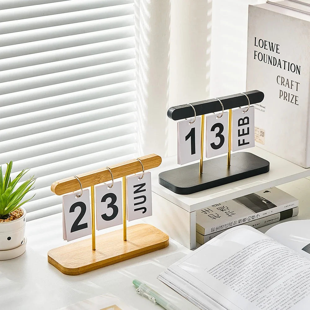 Minimalist Wooden Calendar