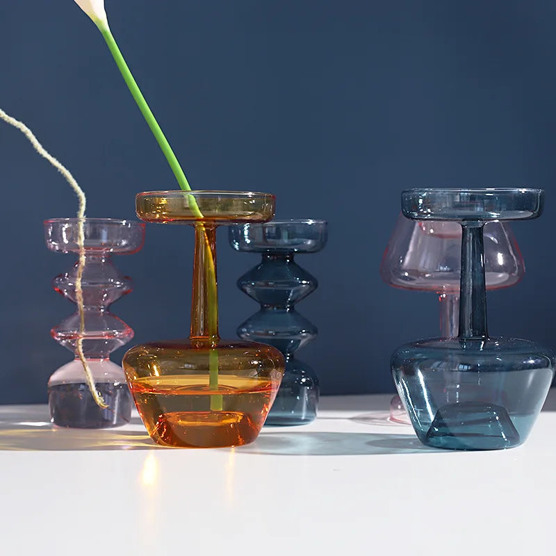 Vintage Nordic Glass Vases