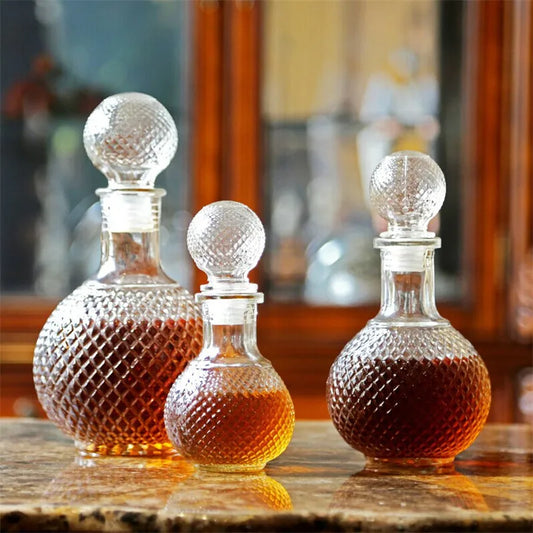 Handcrafted with care, this unique whiskey decanter is the perfect gift for whiskey lovers. Available in 250ml, 500ml, or 1000ml sizes, it adds elegance to any home bar.