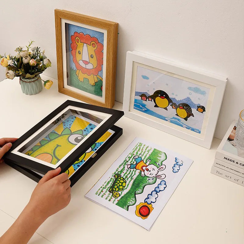 Magnetic Changeable A4 Kids Art Frame for Drawings and pictures