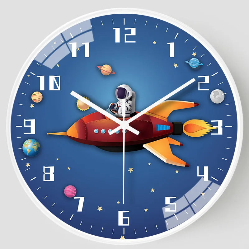 Silent Astronaut Wall Clock