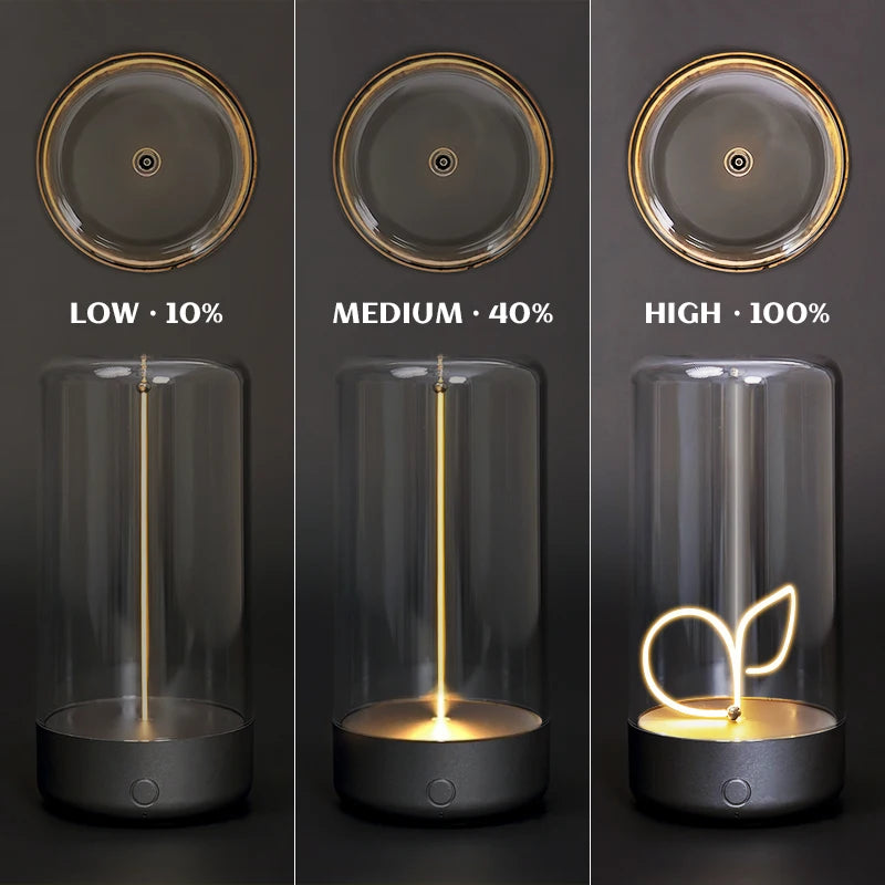 Bendable and Breathing LED Cordless Table Lamp