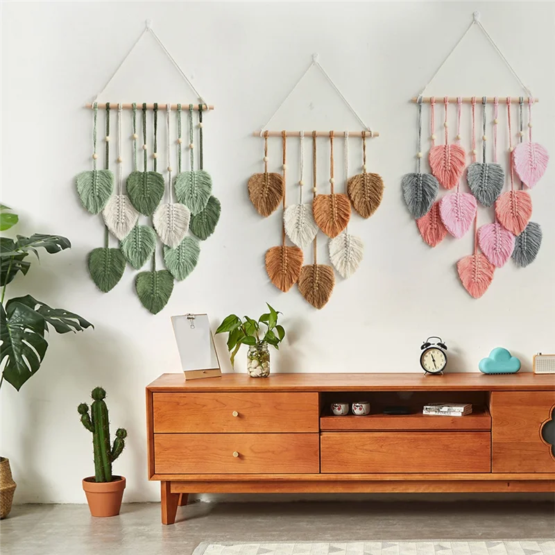 Leaf Macrame Wall Decor