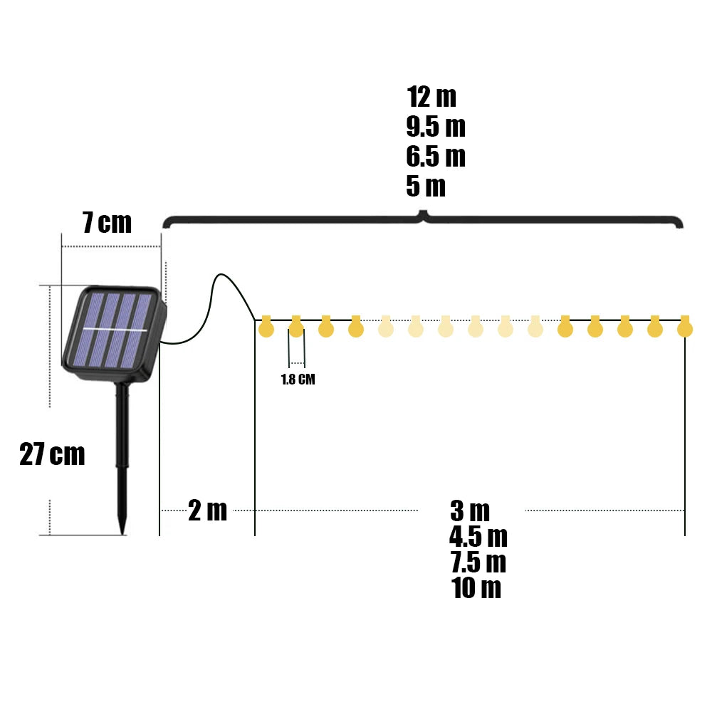 LED Solar Fairy Light