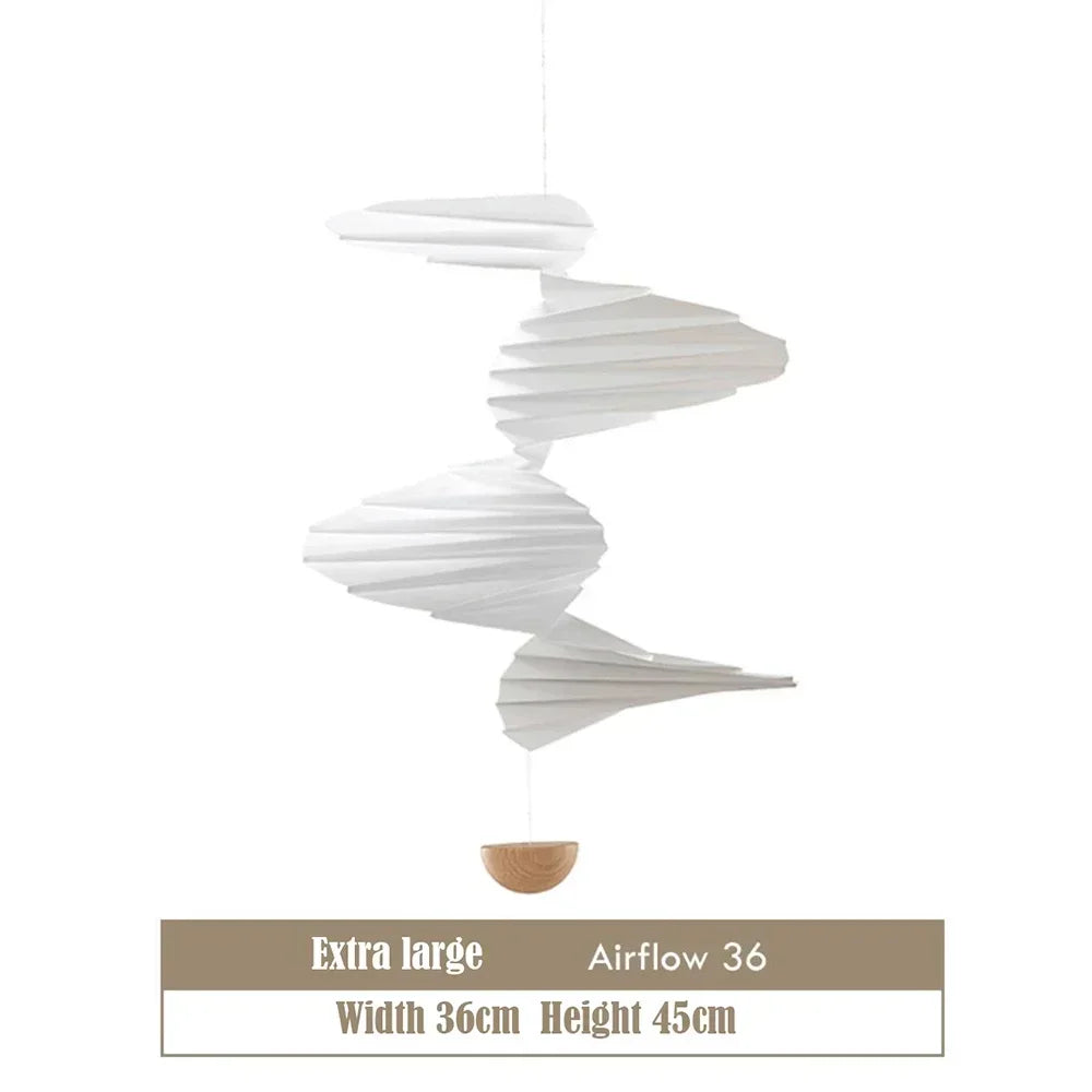 Silent White Wind Chime Decor