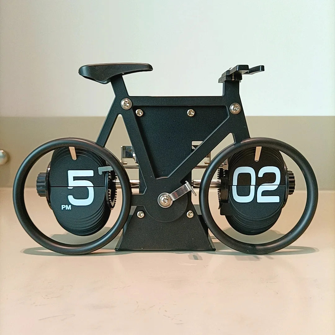 Bicycle Shaped Flip Clock