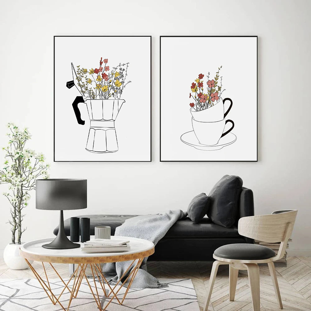 Coffee Lover Canvas Painting