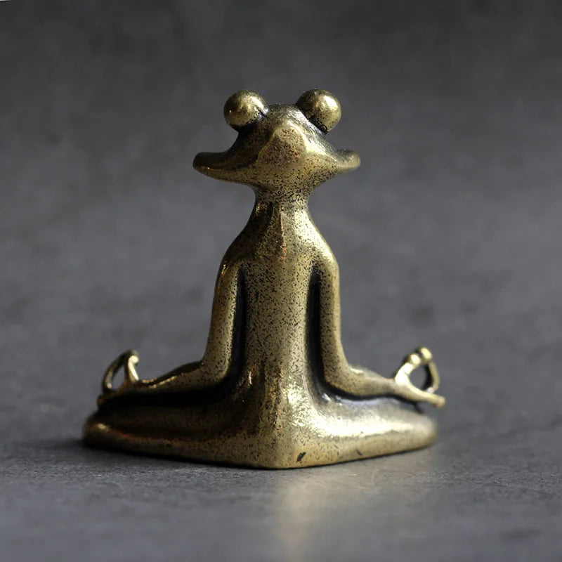 Zen Frog Incense Burner Decor