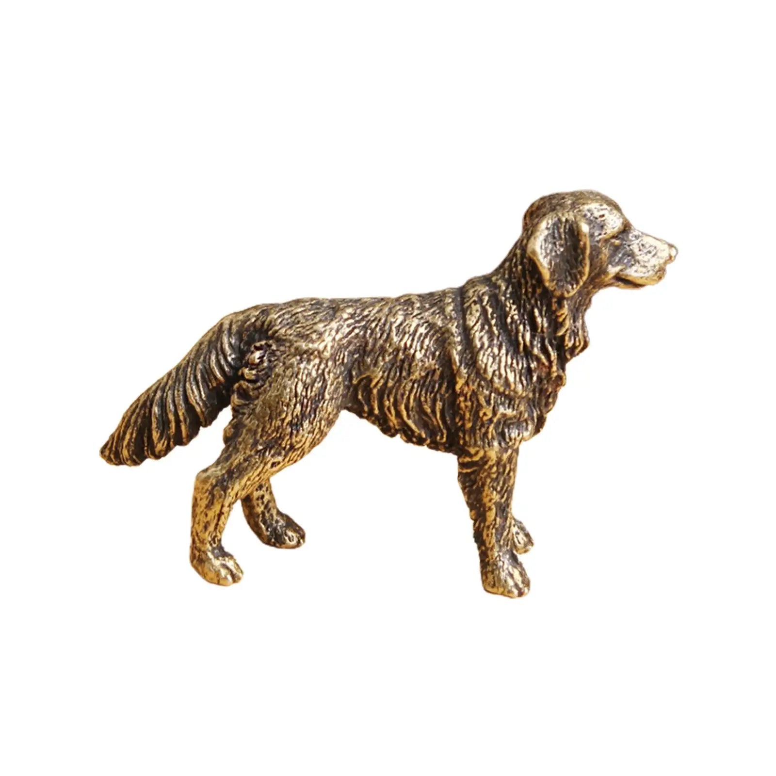 Discover our charming Mini Dog Statue, crafted from brass with exquisite details. Perfect for home decor and thoughtful gifts.