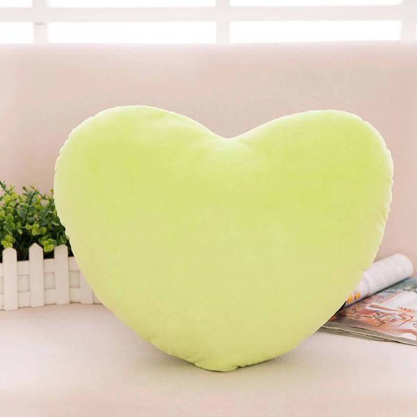 Small Kids Heart-shaped Plush Pillow